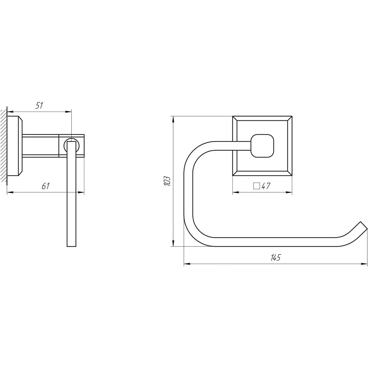 TKB 9916-BL Toilet Paper Holder