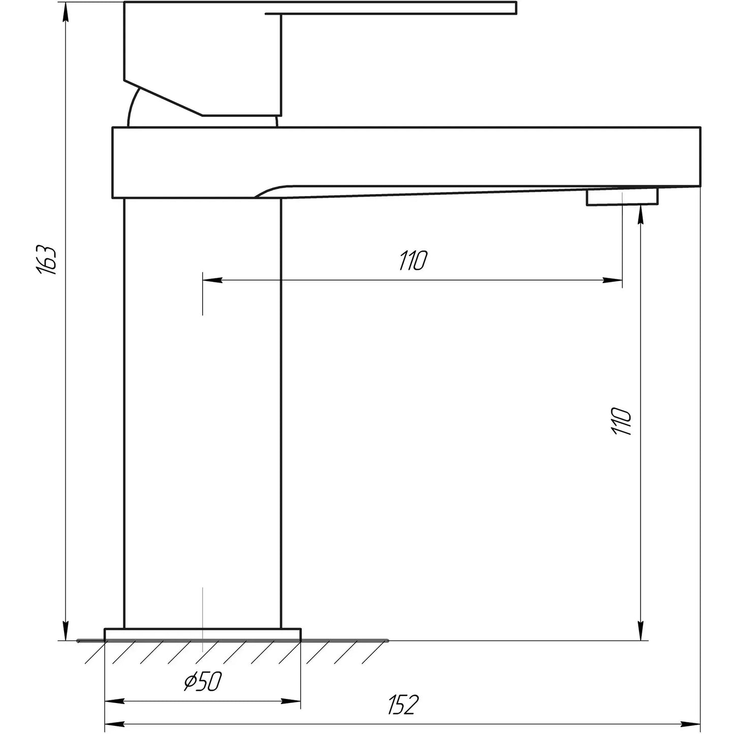 SARDINIA TS 08221-H20-BB Bateria umywalkowa
