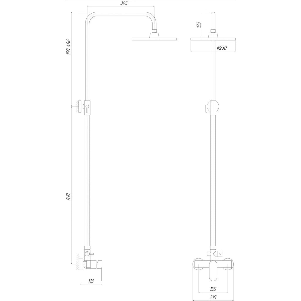CAPRI TCA 15702-H43 Shower System