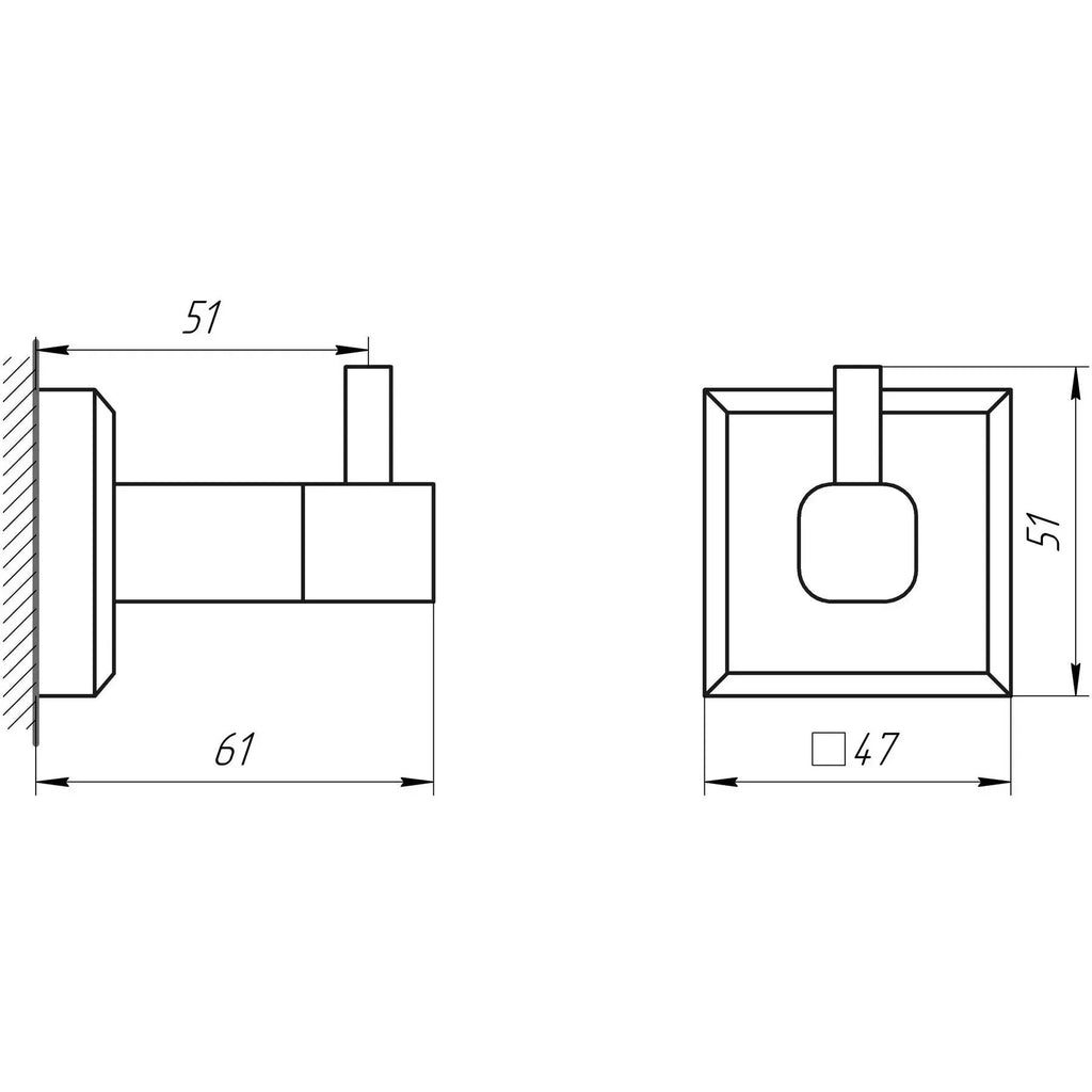 TKB 9915-BL Robe and Towel Hook