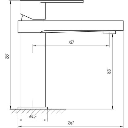 SARDINIA TS 08201-H18 Bateria umywalkowa