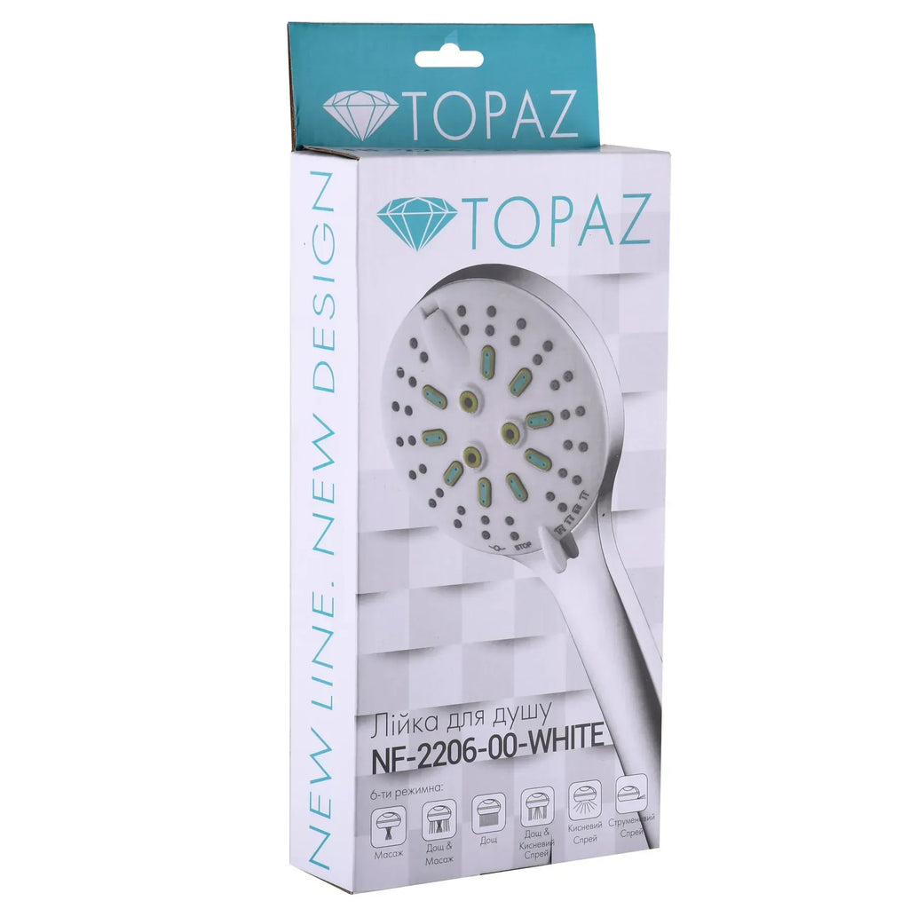Topaz NF-2206-00-WHITE Hand Shower