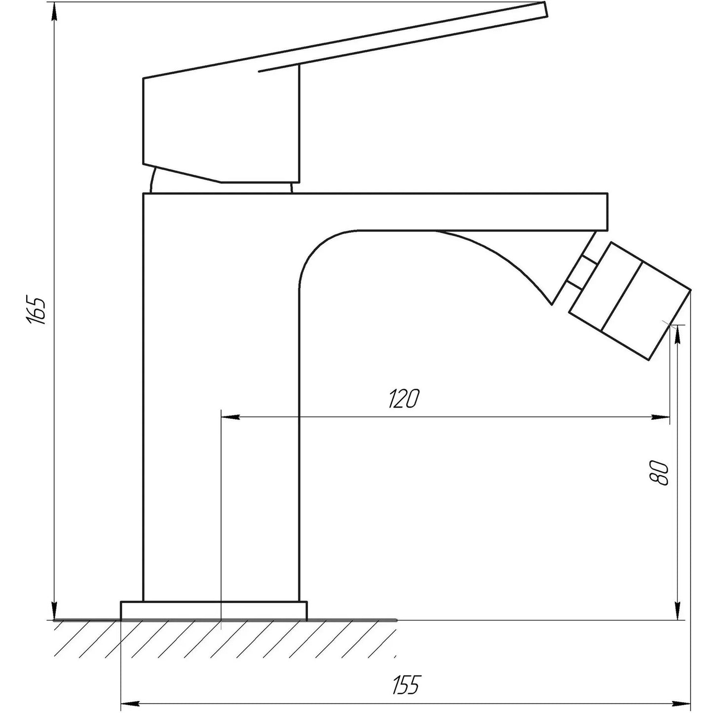 LEXI TL 21601-H57 Bidet Faucet