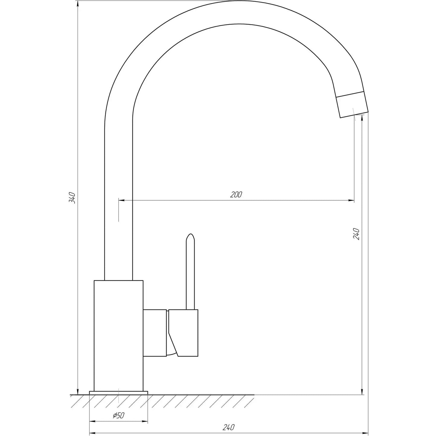 BARTS-TB 07403-H36 Bateria kuchenna
