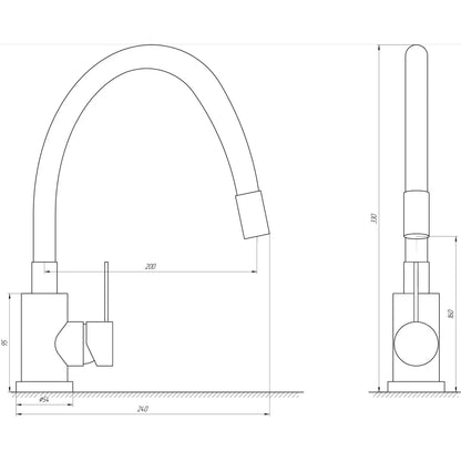 CORSICA TC-8853-04-GR Mikser kuchenny