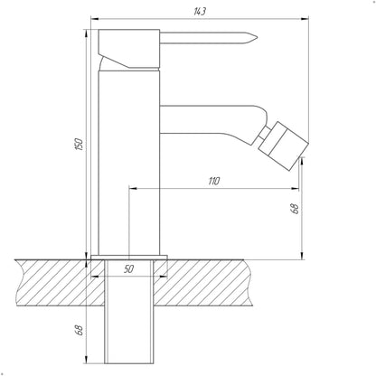 CORSICA TC 16601-H48 Bateria bidetowa