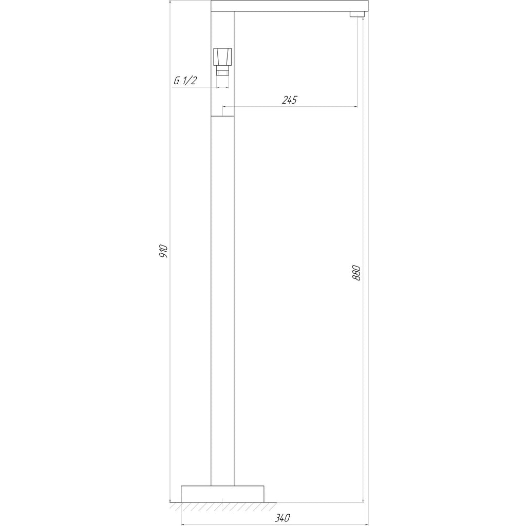 ODISS TO 18113-H66/BL Bateria wannowa