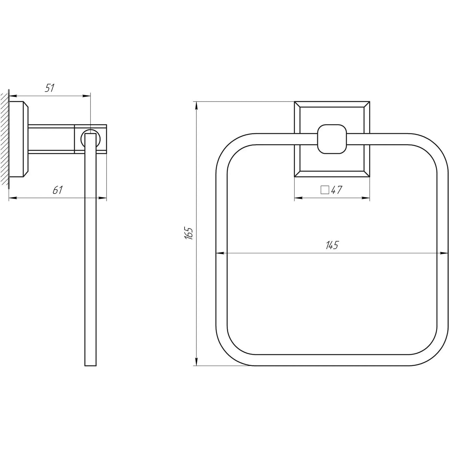 Uchwyt na ręczniki TKB 9911/60