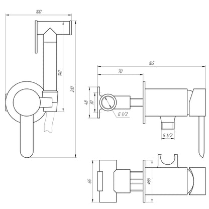 CORSICA TC 16106-H48 Bateria higieniczna