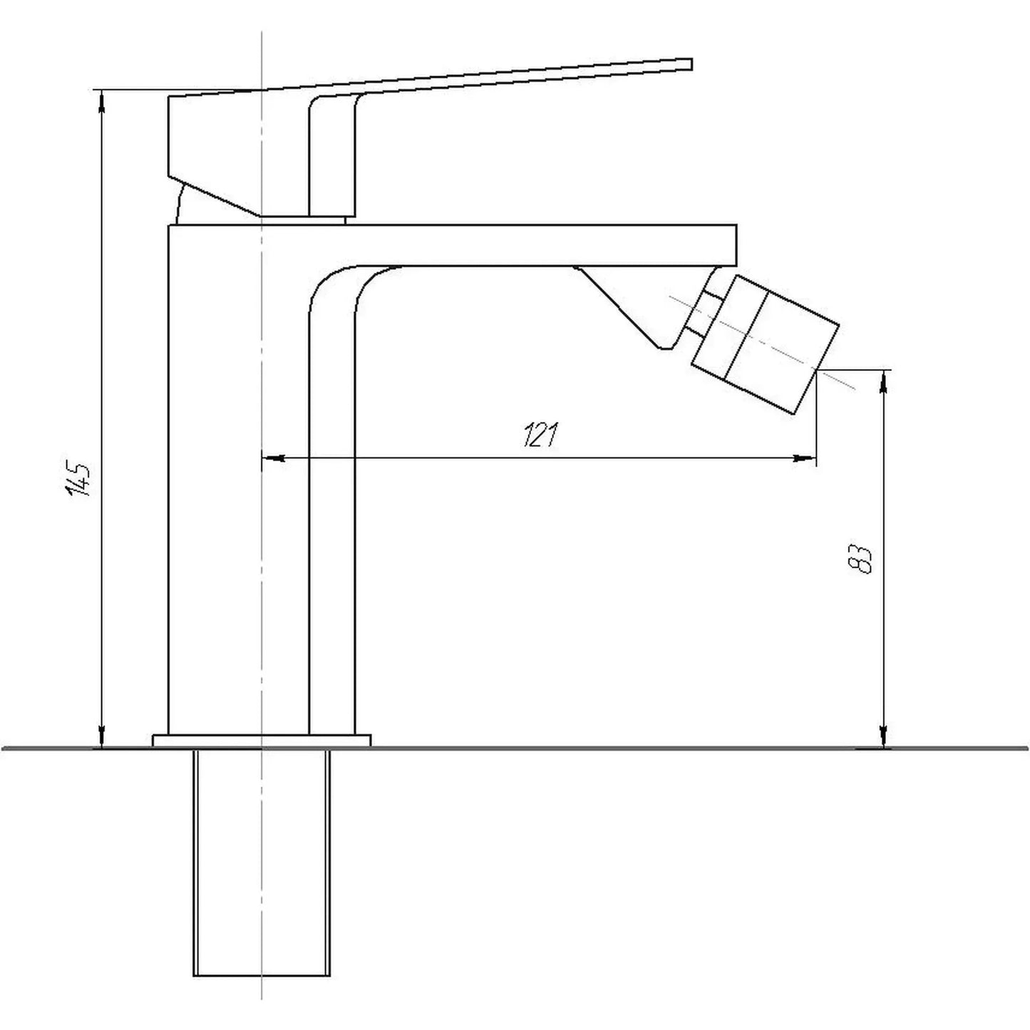 Bateria umywalkowa ODISS TO 18221-H52-BL