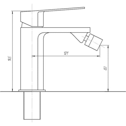 Bateria umywalkowa ODISS TO 18221-H52-BL