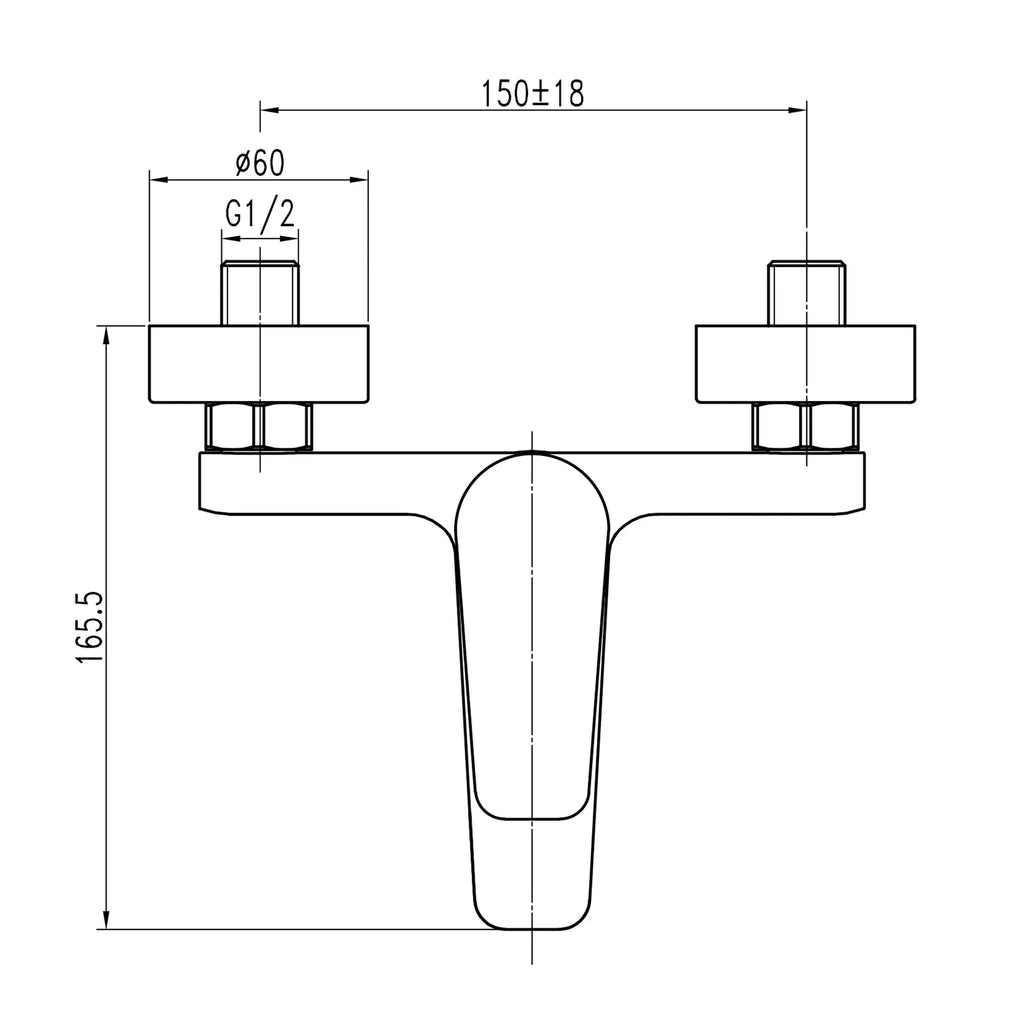 CAPRI TCA-15101-H43 Bath mixer set