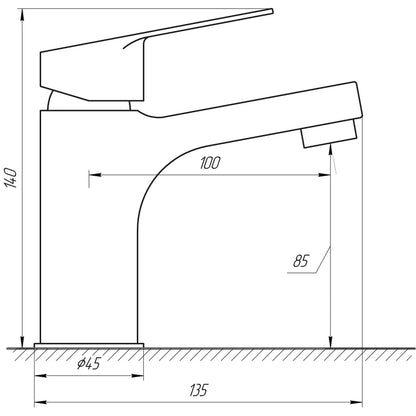 CAPRI TCA-15207-H44 Bateria umywalkowa