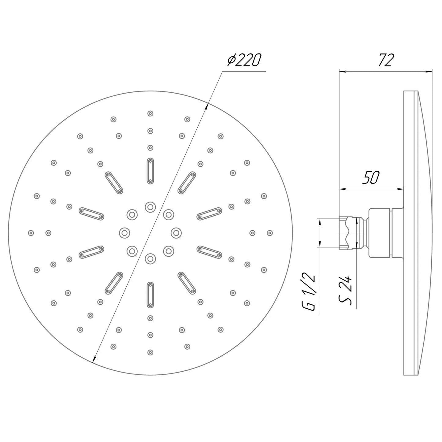 Topaz Globus Lux SD-003-30-00 TROPIC Prysznic ręczny