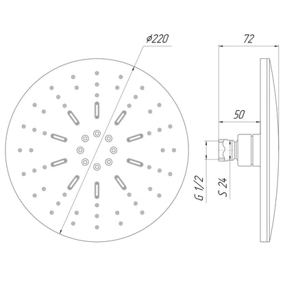 Topaz Globus Lux SD-003-30-00 TROPIC Prysznic ręczny
