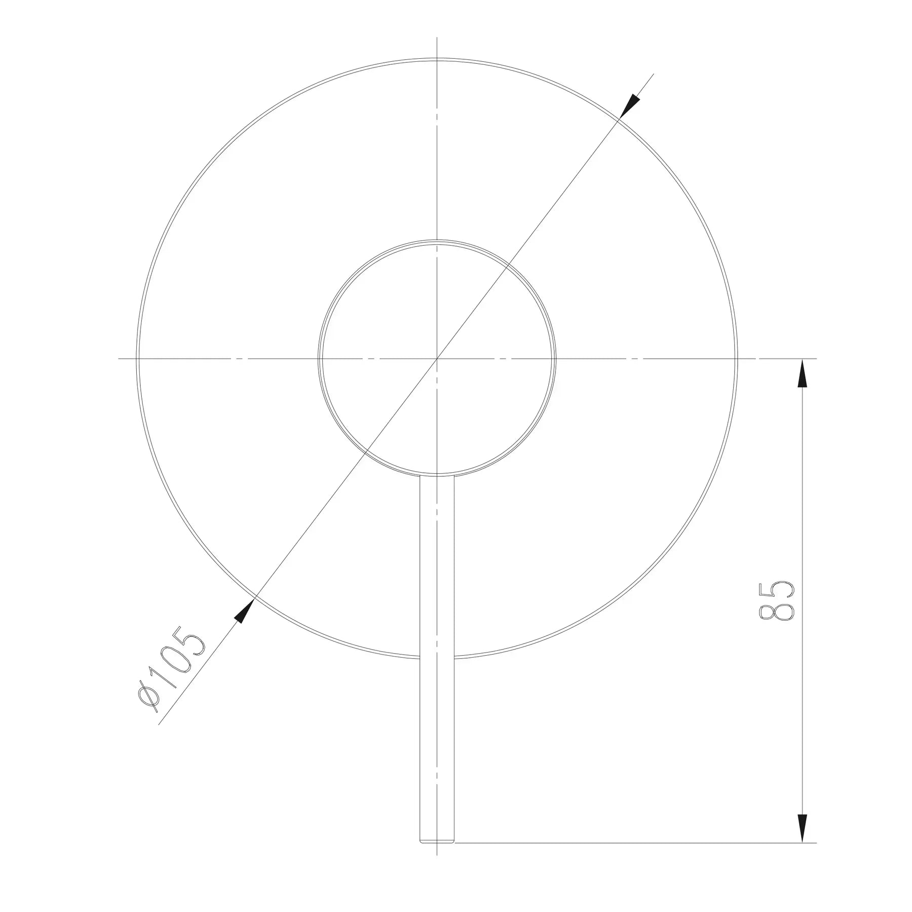 LOFT TLF 32705-H75-C Bateria prysznicowa do zabudowy