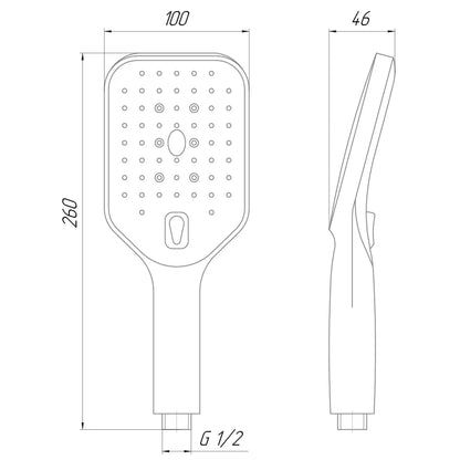 Topaz NF-2203-00 Prysznic ręczny