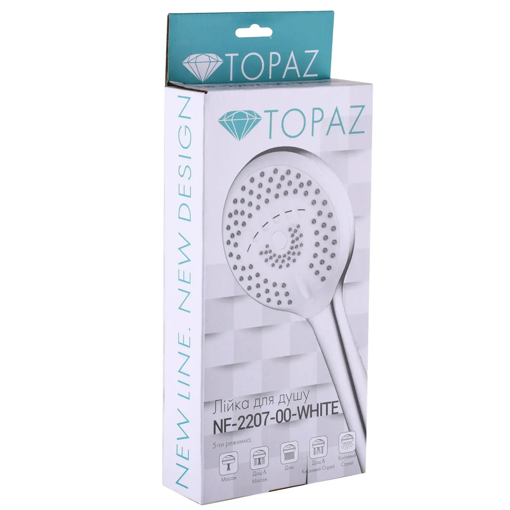 Topaz NF-2207-00-WHITE Hand Shower