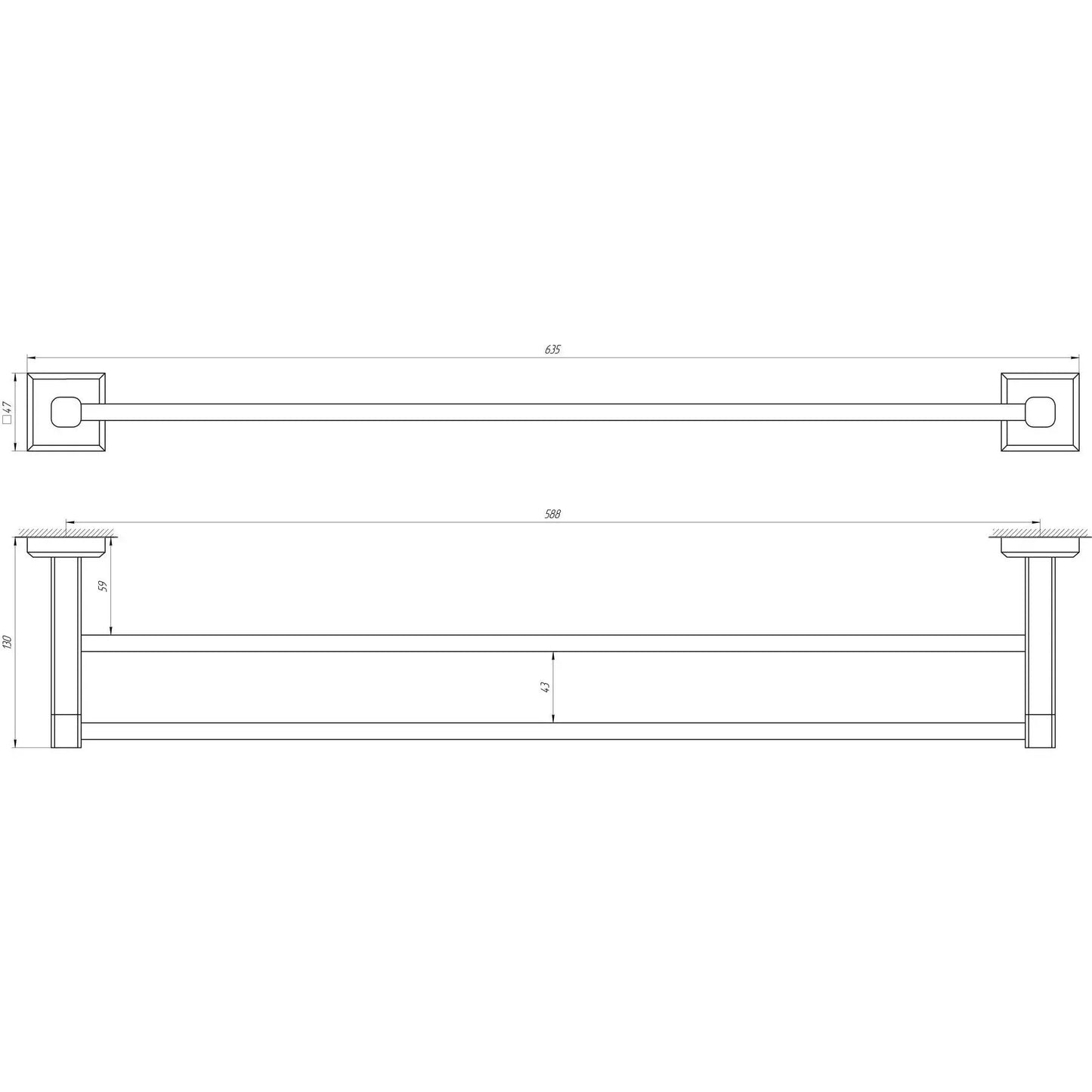 Uchwyt na ręczniki TKB 9911/60
