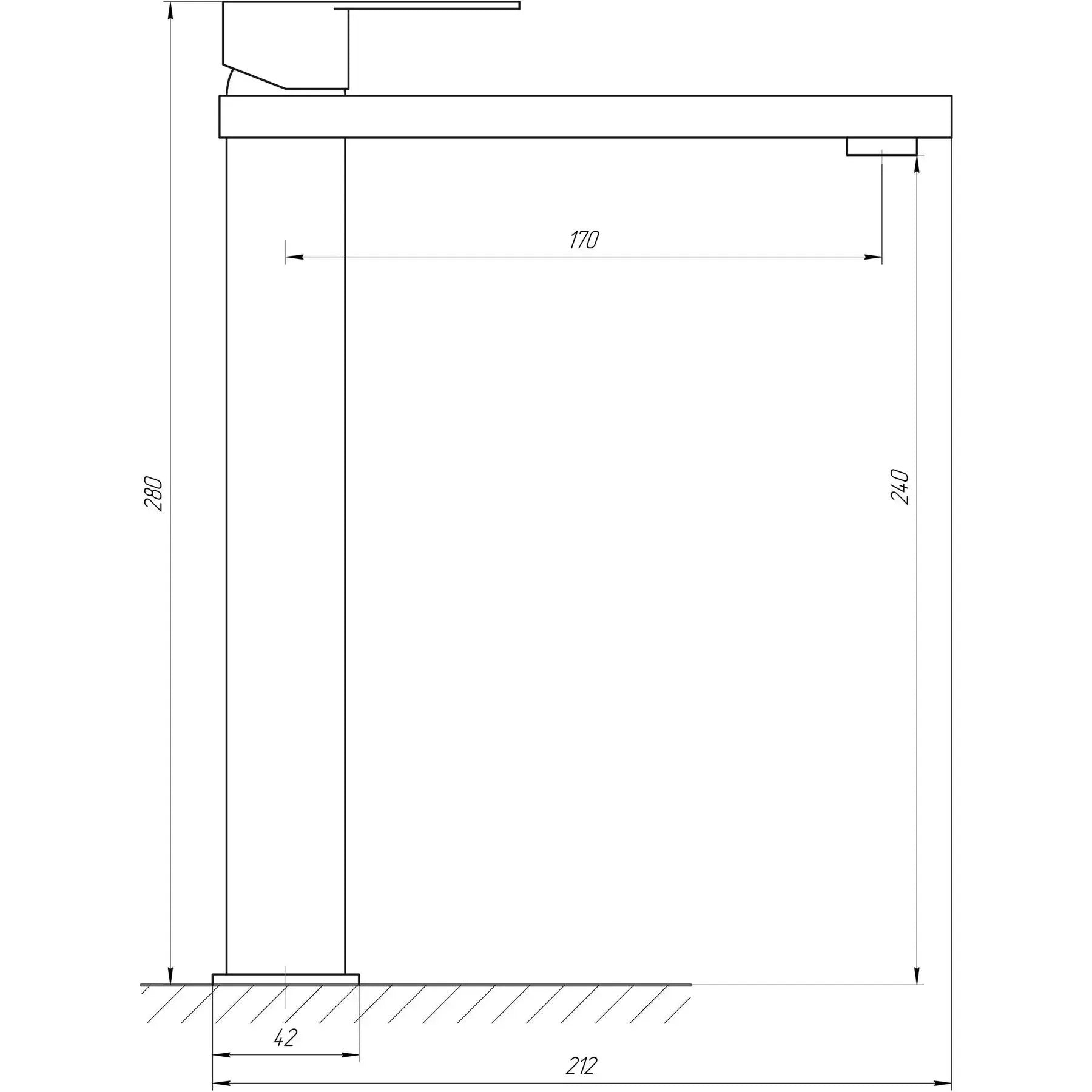 SARDINIA TS 08203-H18 Bateria umywalkowa